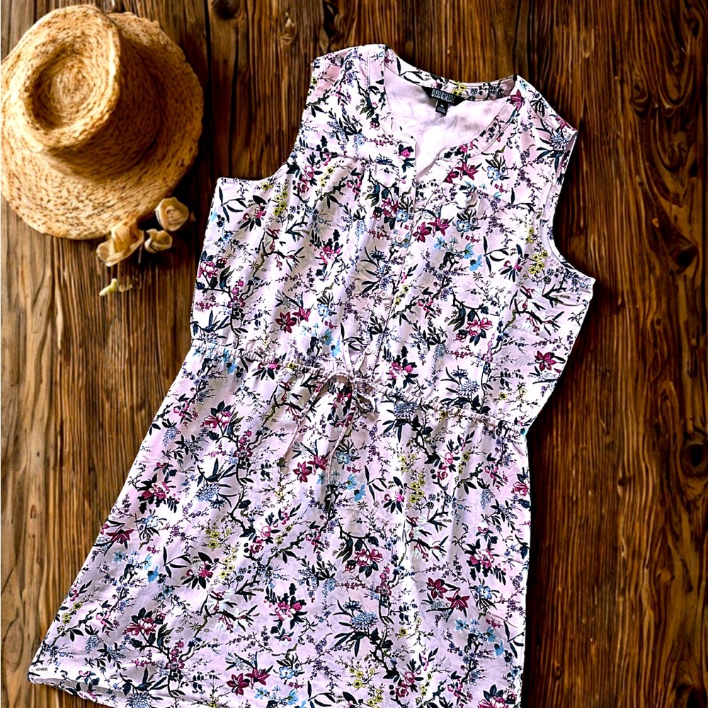 NWOT Nicole Miller Floral Print Midi Dress - Multicolor